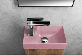 Ružové betónové umývadlo 31x17 cm Piccolino – Sapho