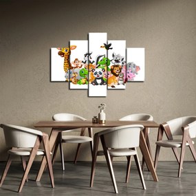 Obraz zvieratiek (150x105 cm)
