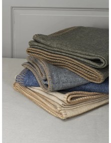 Béžová deka s prímesou vlny 145x200 cm Ahwi – Blomus