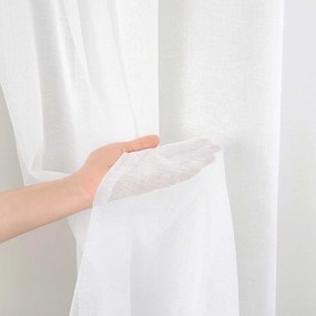 Goldea záclona - biela s leskom 300 cm