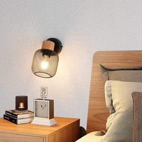 Brilagi - Nástenné bodové svietidlo BASKLITE 1xE27/15W/230V kaučukovník/čierna