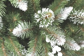 Vianočný stromček Smrek so šiškou a bielou jarabinou 150 cm