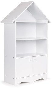 EcoToys Detská drevená knižnica - Domček