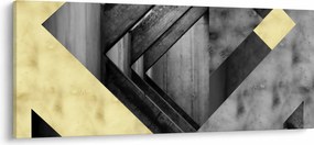 Obraz - Textúrované tvary (120x50 cm)
