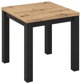 Rozkladací jedálenský stôl ZARO dub artisan/čierna