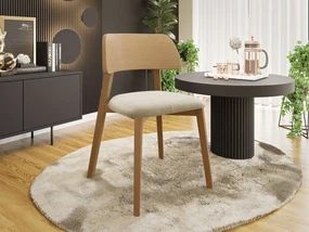 Jedálenská stolička Azunax, Dostupné poťahy: Magic Velvet 2250, Farby: prírodná