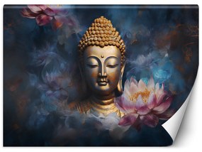 Gario Fototapeta Budha a kvety Materiál: Vliesová, Rozmery: 200 x 140 cm