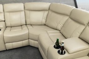 Rohová sedacia súprava Relax 47589 Hollywood - Béžová  - Komfort-nábytok