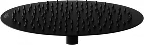 Mexen sprchová nerezová hlavica Round 25 cm, čierna, 79225-70