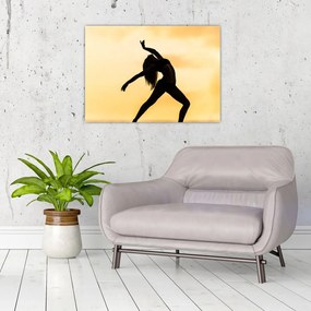 Sklenený obraz tanečnice (70x50 cm)
