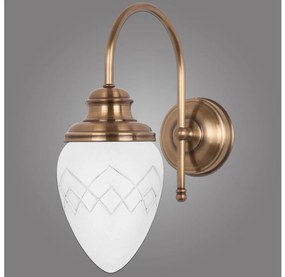 Kemar RI/K/1/M - Nástenné svietidlo RINAMA 1xE27/60W/230V mosadz