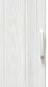 Skladacie dvere 004 04 biely dub 90 cm