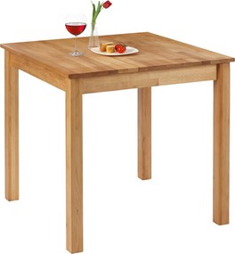XXXLutz JEDÁLENSKÝ STÔL, jadrový buk, farba buka, 80/80/75 cm Carryhome - Stoly - 002748001701