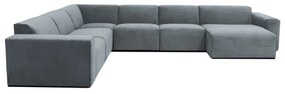 Sivá menčestrová rohová pohovka (ľavý roh) Sting – Scandic