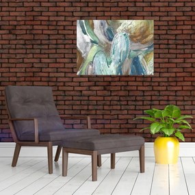 Obraz - Abstraktné maľba postavy (70x50 cm)