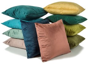 DEKORAČNÁ OBLIEČKA NA VANKÚŠ PIERRE 40X40 CM TMAVOZELENÁ