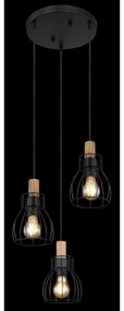 Globo 15326-3H1 - Luster na lanku MINA 3xE27/40W/230V