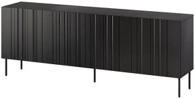 Komoda Isla 200 cm I čierna