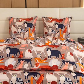 Obliečky z mikrovlákna CATMOSPHERE farebné Rozmer obliečky: 70 x 90 cm | 140 x 200 cm