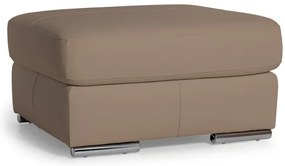 Kožený taburet LOREN II, béžová (madras - 142 taupe)