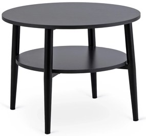 PROXIMA.store - Dizajnový konferenčný stolík PAULO FARBA: čierna, Materiál: orech