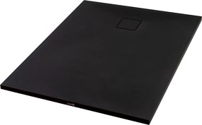 Cagliari Black 90x120x2,6 cm Štvorcová, SMC sprchová vanička, so sifonom