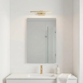 Toolight APP1863-1W, kúpeľňové LED svietidlo, 400 mm, brúsená oceľ, OSW-66016