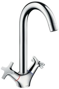 Hansgrohe Logis M32 - Kuchynská batéria s kohútikmi 220, 1jet, chróm 71285000