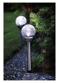 Súprava 2 záhradných svietidiel Star Trading Balls, výška 26,5 cm