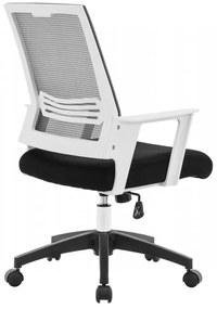 Kancelárska stolička DURANGO - sieťovina, šedá / biela