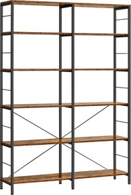 XXXLutz REGÁL, hnedá, čierna, 120/172,5/30 cm Boxxx - Online Only drobný nábytok - 002543007013
