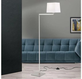 Orion Stl 12-1187/1 - Stojacia lampa CARLTON 1xE27/40W/230V biela/matný chróm