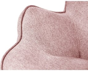 Svetloružové kreslo Niko – Ropez