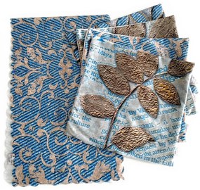 Set 4 ks obliečok na vankúš a behúňa na stôl – Mila Home