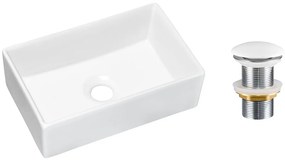 Sada umývadla na dosku a výpuste GAJA biela