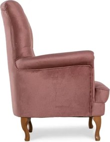 Kreslo Panama 1, starorůžová (monolith 63)