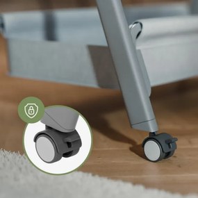 Detská prenosná postieľka 3v1 Dream 50 svetlosivá