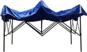 GARDEN LINE Nožnicový stan 3×3 m NAM7458 – modrý záhradný a komerčný pavilón