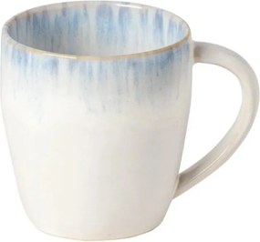 Hrnček z kameniny vo svetlo modro-bielej farbe 440 ml Brisa – Costa Nova
