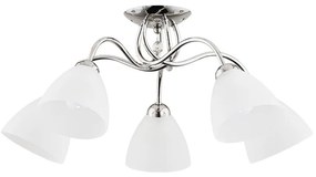 Prisadený luster AMARILLO 5xE27/15W/230V chróm