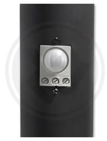 LED záhradná lampa E27 Manila senzor 65cm - čierna Čierna