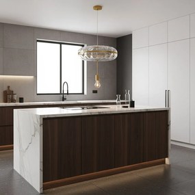 Toolight Toolight, závesné svietidlo 1xE27 APP1102-C, zlatá, OSW-08880