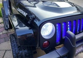 LEAN CARS Elektrické autíčko Jeep S2388 čierne 4x45W