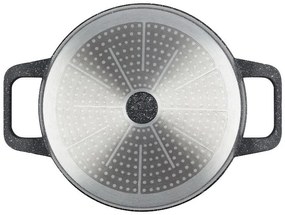 Livarno home Hrniec s pokrievkou, 28 cm (vzhľad žuly)  (100383587)