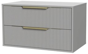 Skrinka pod umývadlo s doskou Avila 80 cm šedá