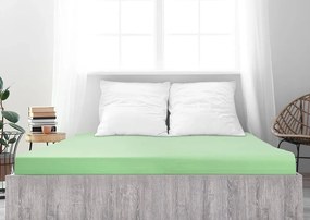 Jersey plachta z mako bavlny LUXORA 180x200 cm svetlozelená