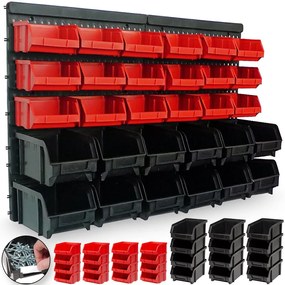 Jurhan & Co.KG Germany Závesný organizér / držiak ORDERLINE s 30 boxami JR06