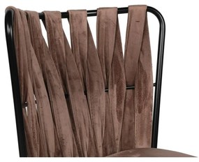 Súprava jedálenských stoličiek Kusakli Light Brown and Black, 2 ks, 2 ks