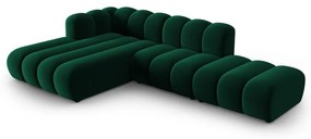 Tmavozelená rohová pohovka (ľavý roh) Lupine – Micadoni Home