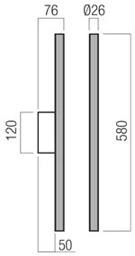 Redo 01-4059 - LED stlmiteľné nástenné svietidlo NIKOS LED/10W/230V CRI 90 čierna